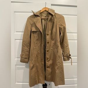 Trina Turk beige trench coat